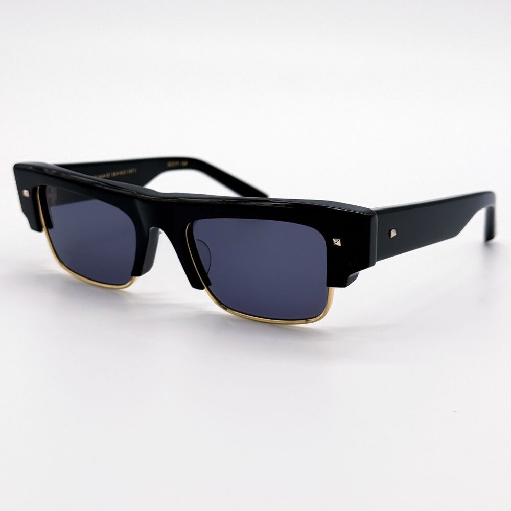 NEW VALENTINO SUNGLASSES VLS-164A BLACK MEN EYEWEAR